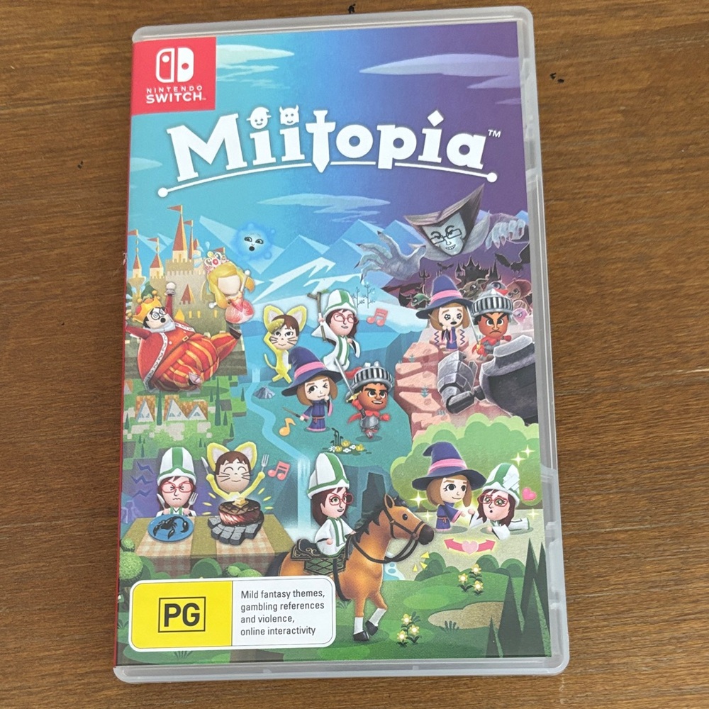 Nintendo Miitopia Game - Purple and Blue Adventure